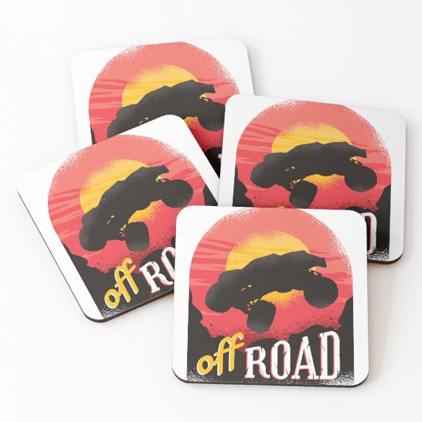 Item preview, Monster Truck Silhouette with Desert Sunset designed and sold by TurtleDojo.