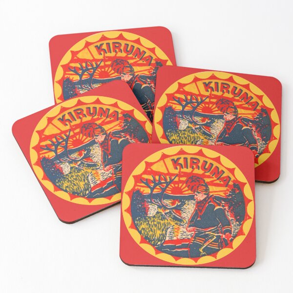 Item preview, Kiruna Sweden Vintage Travel Decal designed and sold by hilda74.