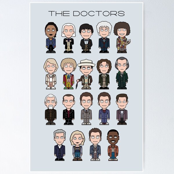 Item preview, All The Doctors designed and sold by redscharlach.