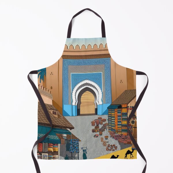 Item preview, Fes Vintage Travel Poster designed and sold by TravelerRat.