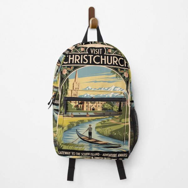 Item preview, Christchurch Vintage Travel Poster designed and sold by TravelerRat.
