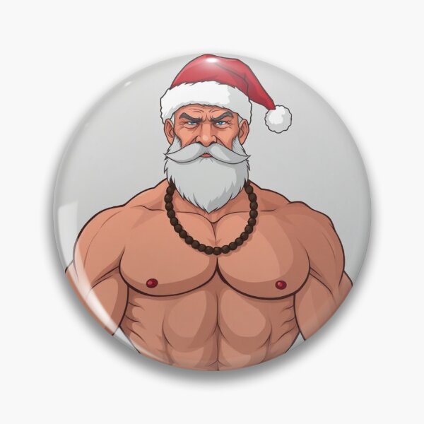 Item preview, Shirtless Santa Claus designed and sold by muscledaddies.