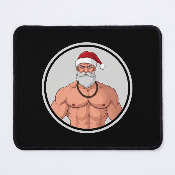 Item preview, Shirtless Santa Claus designed and sold by muscledaddies.