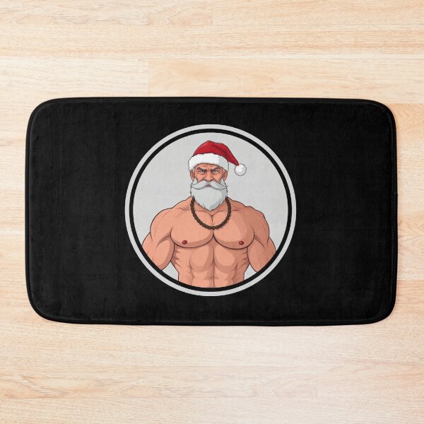 Item preview, Shirtless Santa Claus designed and sold by muscledaddies.