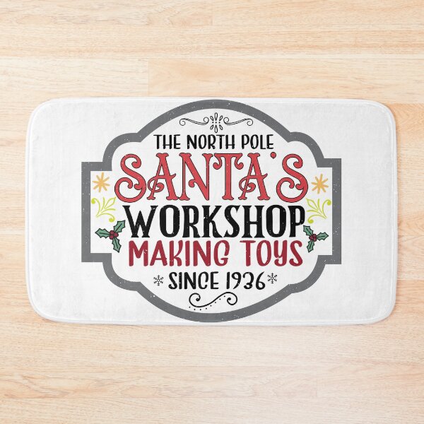 Item preview, Santa's Workshop Sign designed and sold by kimberpix.