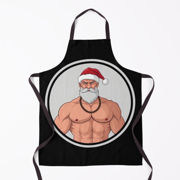 Item preview, Shirtless Santa Claus designed and sold by muscledaddies.