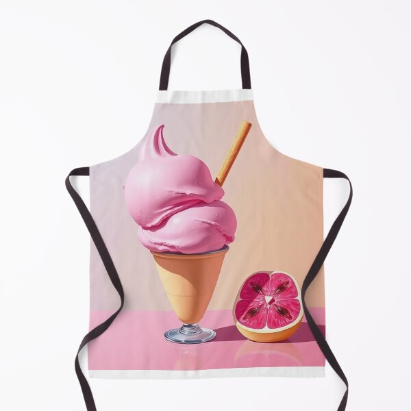 Item preview, Hyper Pink Dream: Gradient Ice Cream Illustration designed and sold by hjian8219.