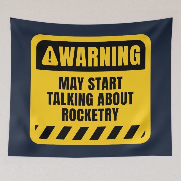 Item preview, May Start Talking About Rocketry designed and sold by MaryAller.
