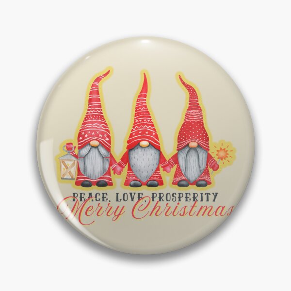 Item preview, Team Christmas Gnomes wish you peace, love and prosperity on their Mission Joy. designed and sold by FreeSoulLab.
