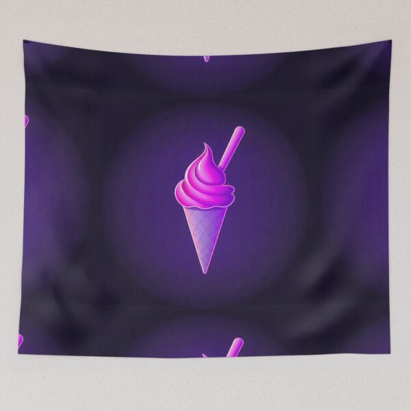 Item preview, Hyper Pink Dream: Gradient Ice Cream Illustration designed and sold by hjian8219.