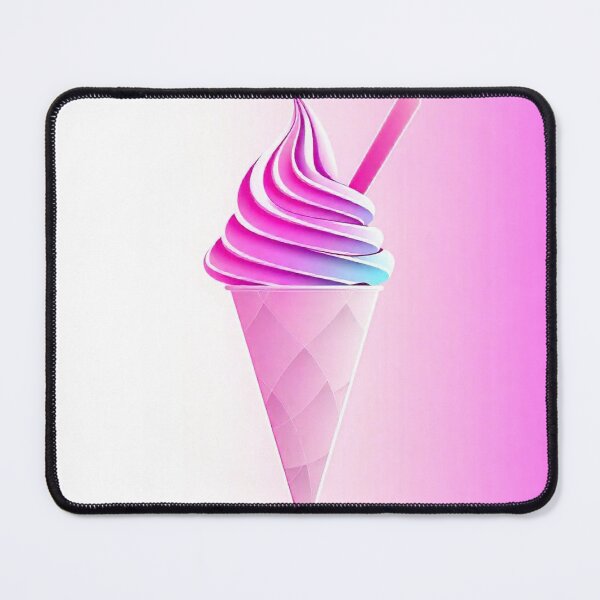 Item preview, Hyper Pink Dream: Gradient Ice Cream Illustration designed and sold by hjian8219.