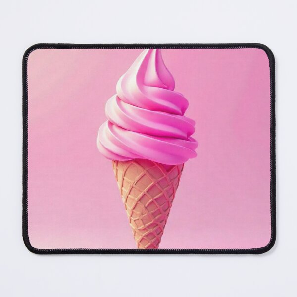 Item preview, Hyper Pink Dream: Gradient Ice Cream Illustration designed and sold by hjian8219.