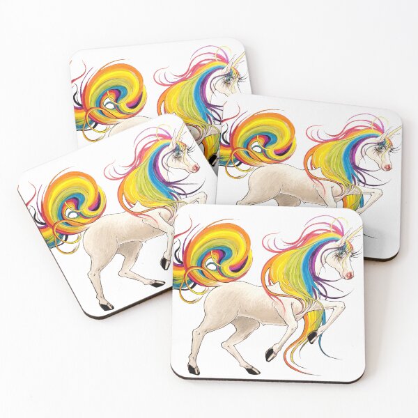 Artikelvorschau, Hübsches Regenbogen-Einhorn entworfen und verkauft von ElevateSon.