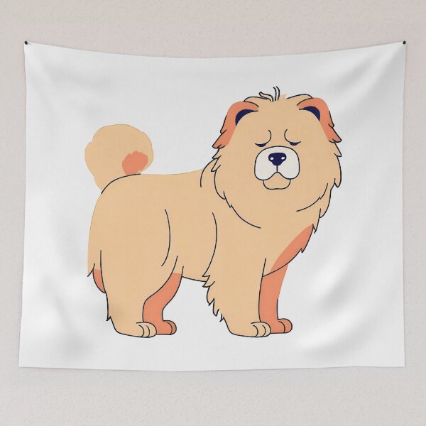 Item preview, Fluffy Light Brown Chow Chow designed and sold by Jasava Shop.