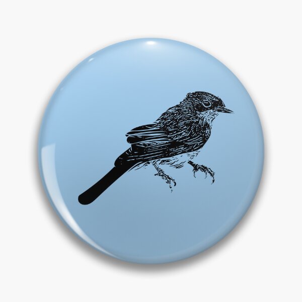 Item preview, Satin Flycatcher Black Design  designed and sold by designsasstultd.