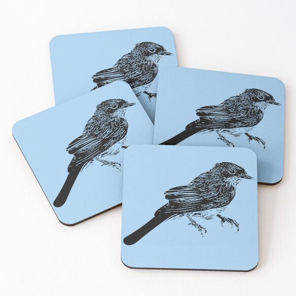 Item preview, Satin Flycatcher Black Design  designed and sold by designsasstultd.