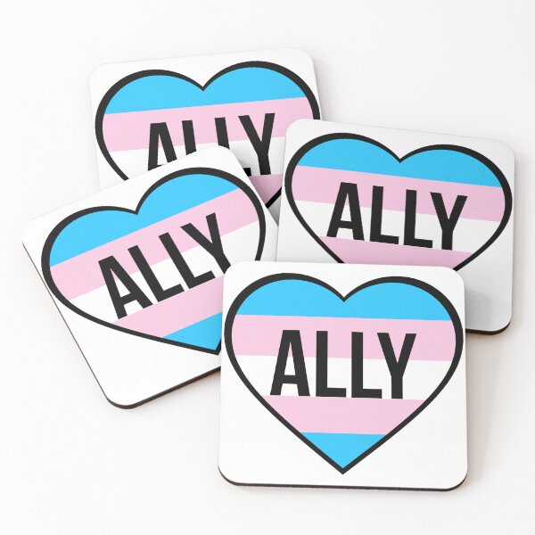 Item preview,  transgender ally heart design  designed and sold by Rachel the Artist .