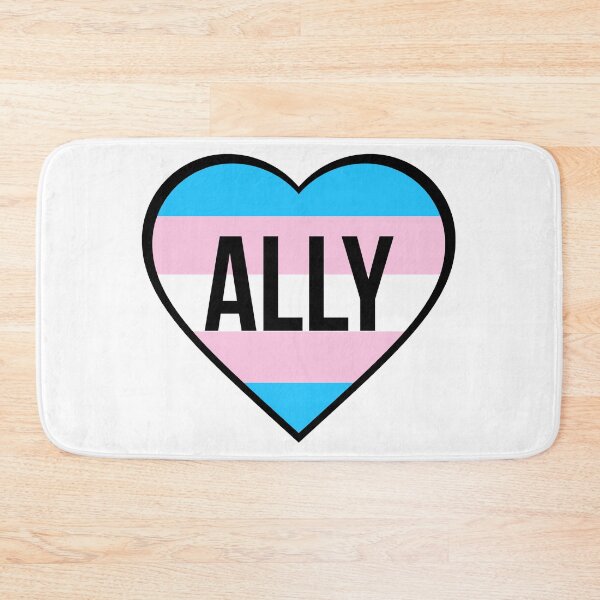 Item preview,  transgender ally heart design  designed and sold by Rachel the Artist .