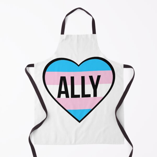 Item preview, transgender ally heart design designed and sold by Rachel the Artist .
