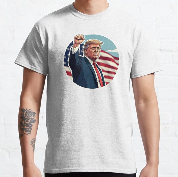 Vista previa del artículo con la obra «Donald Trump 2024», diseñado y vendido por deelitt.