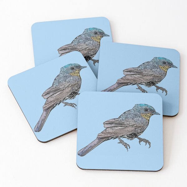 Item preview, Satin Flycatcher Black Alternate Design  designed and sold by designsasstultd.