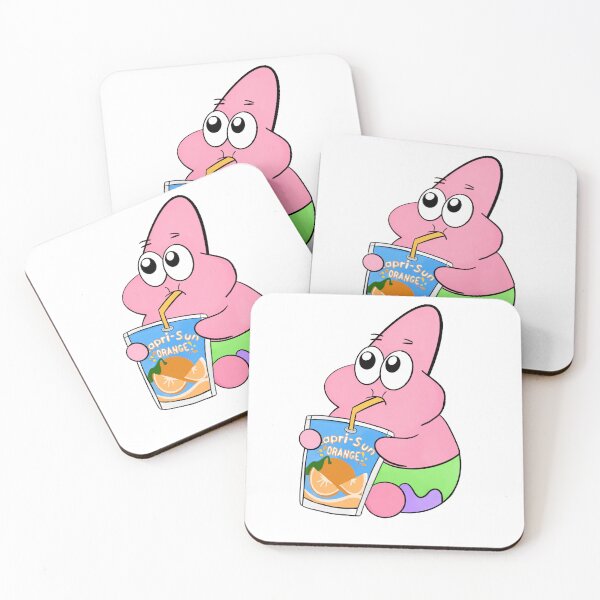 Item preview, Patrick drinking juice box designed and sold by swanspirate520.