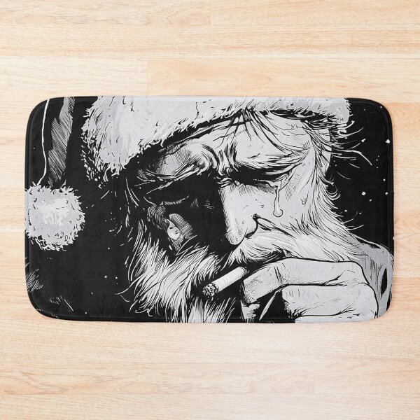 Item preview, worlds been naughty 1 - black and white christmas melancholic manga anime santa designed and sold by ForsakenFrames.