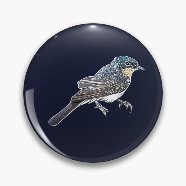 Item preview, Satin Flycatcher White Alternate Design  designed and sold by designsasstultd.
