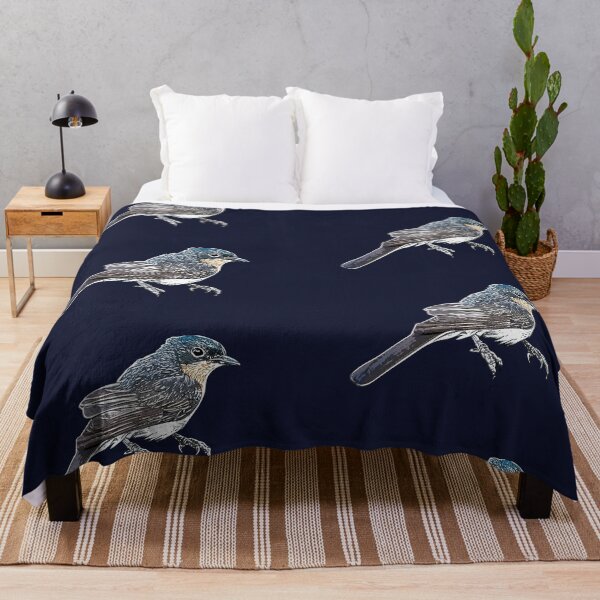 Item preview, Satin Flycatcher White Alternate Design designed and sold by designsasstultd.