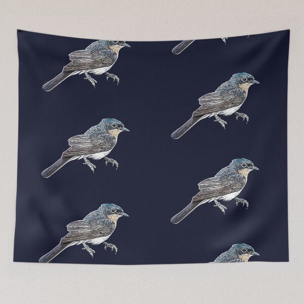 Item preview, Satin Flycatcher White Alternate Design  designed and sold by designsasstultd.