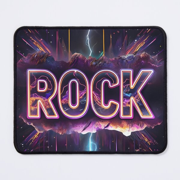Item preview, Rock music lover neon retro 80s 90s designed and sold by LeonaParadoxa.