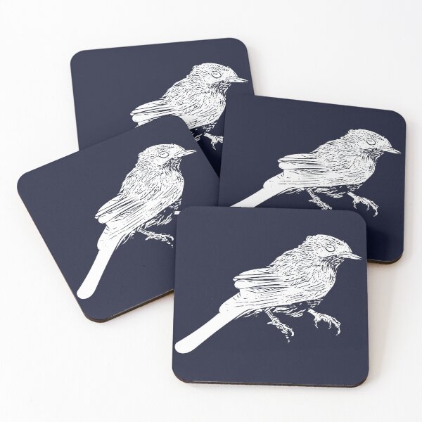 Item preview, Satin Flycatcher White Design  designed and sold by designsasstultd.
