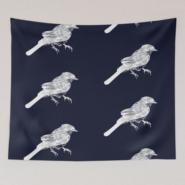 Item preview, Satin Flycatcher White Design  designed and sold by designsasstultd.