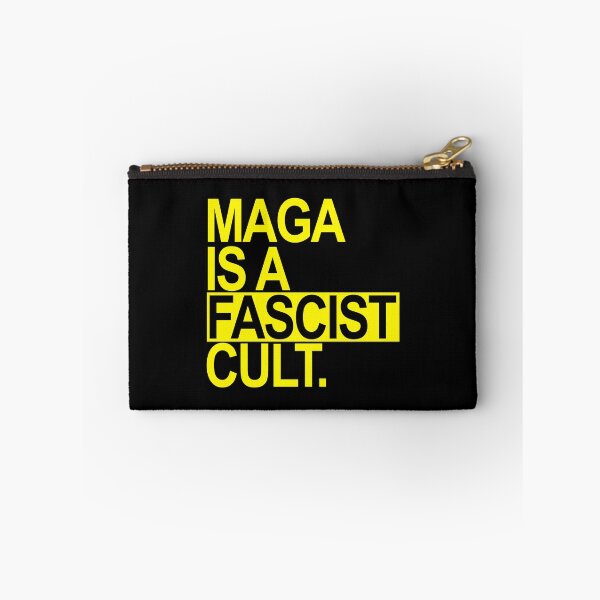 Item preview, MAGA is a FASCIST Cult - yellow box designed and sold by Thelittlelord.