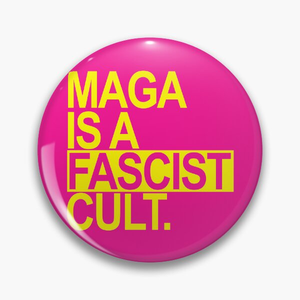 Item preview, MAGA is a FASCIST Cult - yellow box 2.0 designed and sold by Thelittlelord.