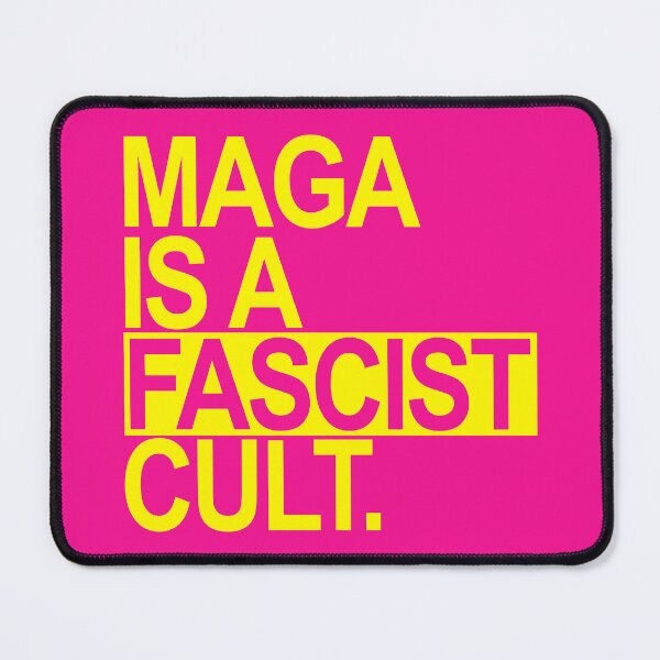 Item preview, MAGA is a FASCIST Cult - yellow box 2.0 designed and sold by Thelittlelord.