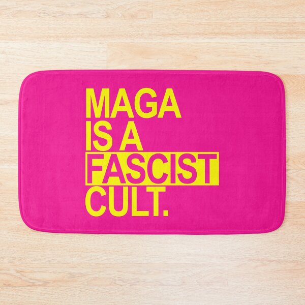 Item preview, MAGA is a FASCIST Cult - yellow box 2.0 designed and sold by Thelittlelord.