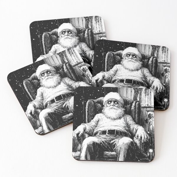 Item preview, worlds been naughty 3 - black and white christmas horror manga anime santa designed and sold by ForsakenFrames.