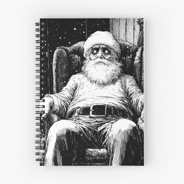 Item preview, worlds been naughty 3 - black and white christmas horror manga anime santa designed and sold by ForsakenFrames.