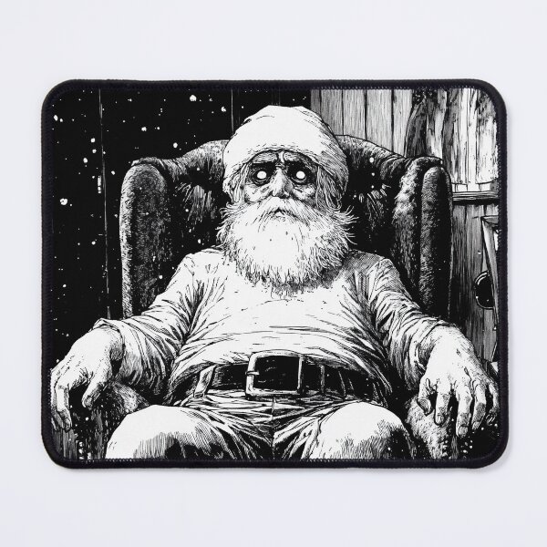 Item preview, worlds been naughty 3 - black and white christmas horror manga anime santa designed and sold by ForsakenFrames.