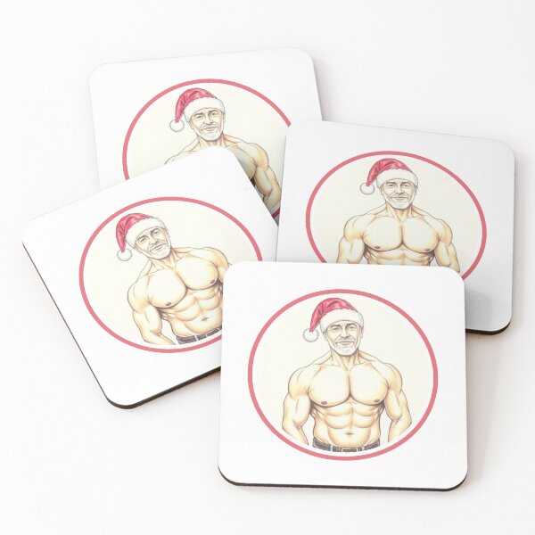 Item preview, Merry Christmas from the Muscular Santa Claus designed and sold by muscledaddies.