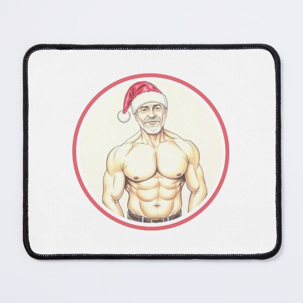 Item preview, Merry Christmas from the Muscular Santa Claus designed and sold by muscledaddies.
