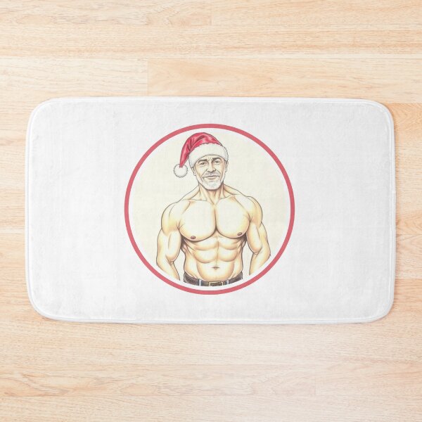 Item preview, Merry Christmas from the Muscular Santa Claus designed and sold by muscledaddies.