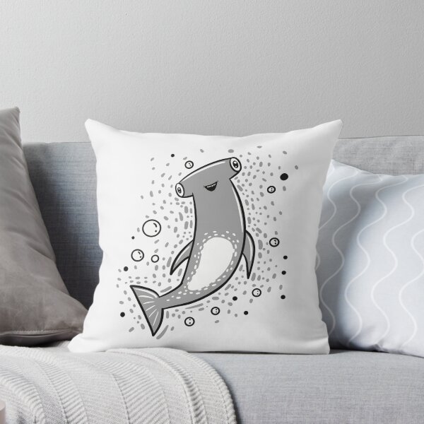 Item preview, Happy Hammerhead shark designed and sold by jasmineberry.