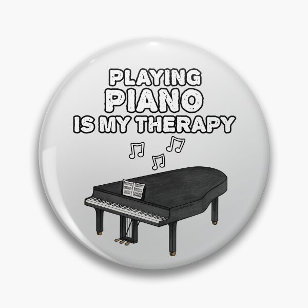 Artikelvorschau, Klavierspielen ist meine Therapie, Pianist, Musiker, lustig entworfen und verkauft von doodlerob.