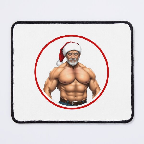 Item preview, Bodybuilder Santa Claus designed and sold by muscledaddies.