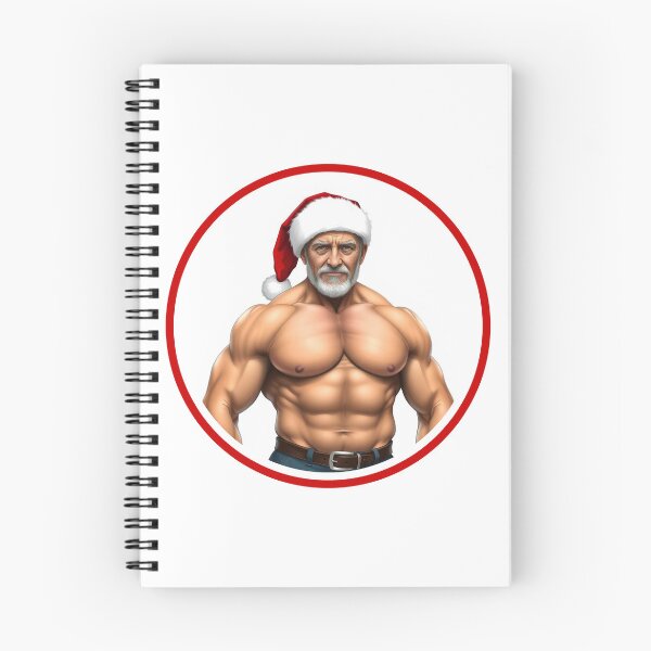 Item preview, Bodybuilder Santa Claus designed and sold by muscledaddies.