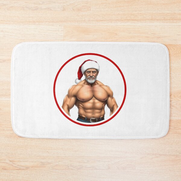 Item preview, Bodybuilder Santa Claus designed and sold by muscledaddies.