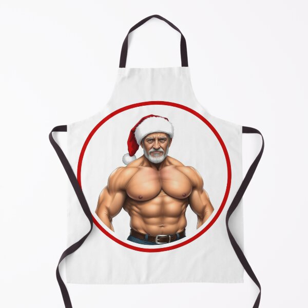 Item preview, Bodybuilder Santa Claus designed and sold by muscledaddies.