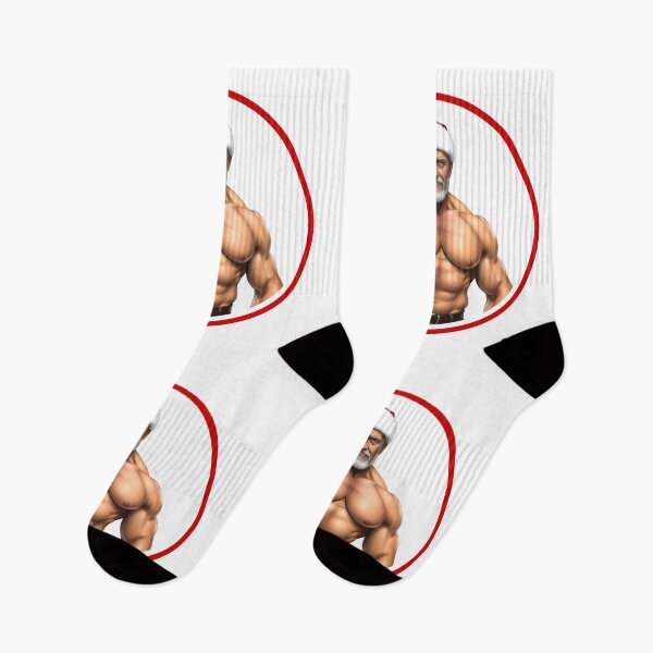 Item preview, Bodybuilder Santa Claus designed and sold by muscledaddies.
